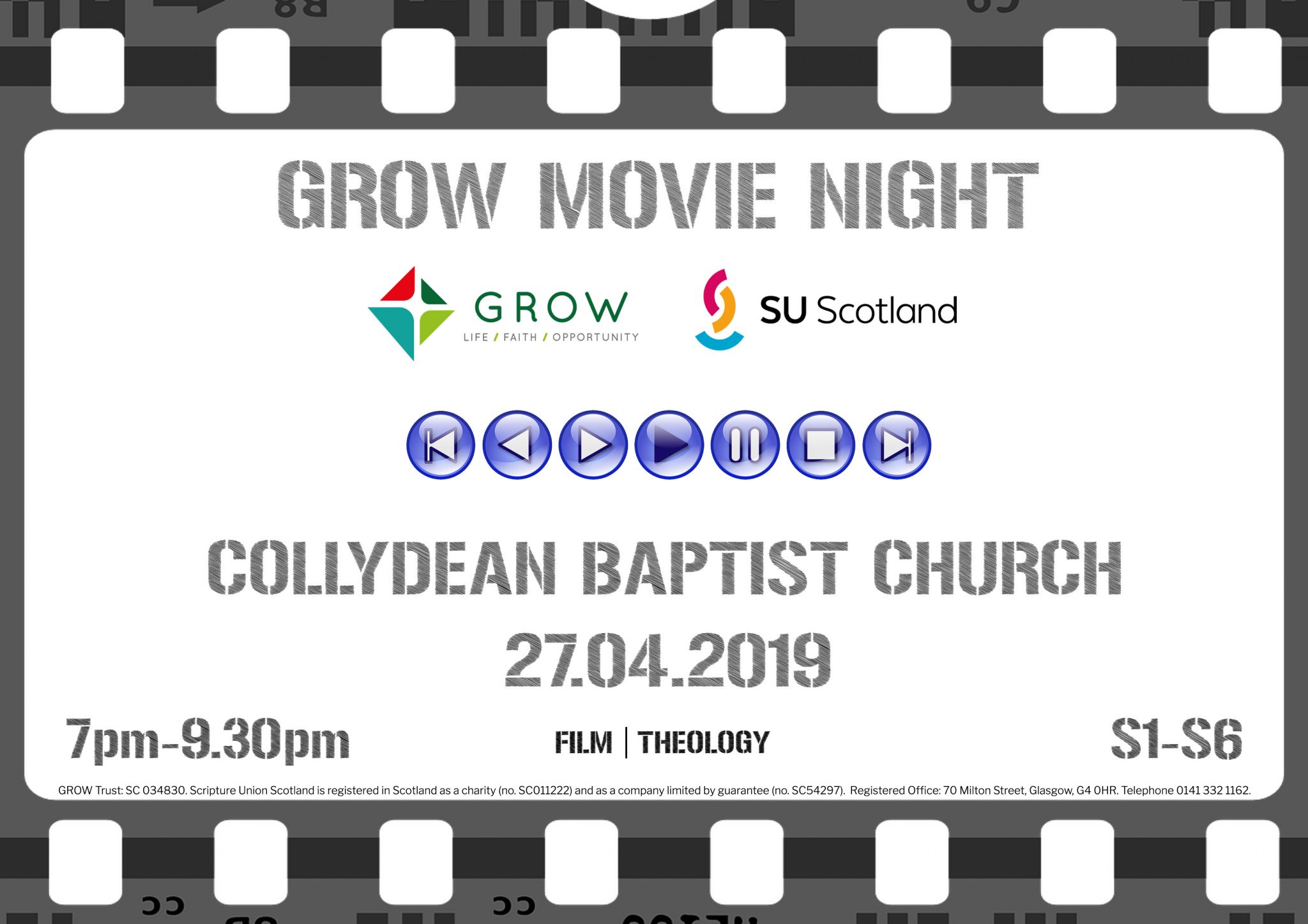 Movie Night Poster - April 2019