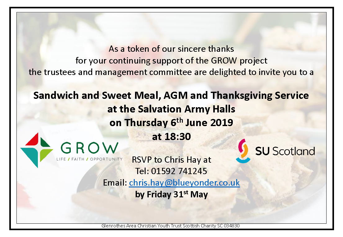 GROW AGM Invitation